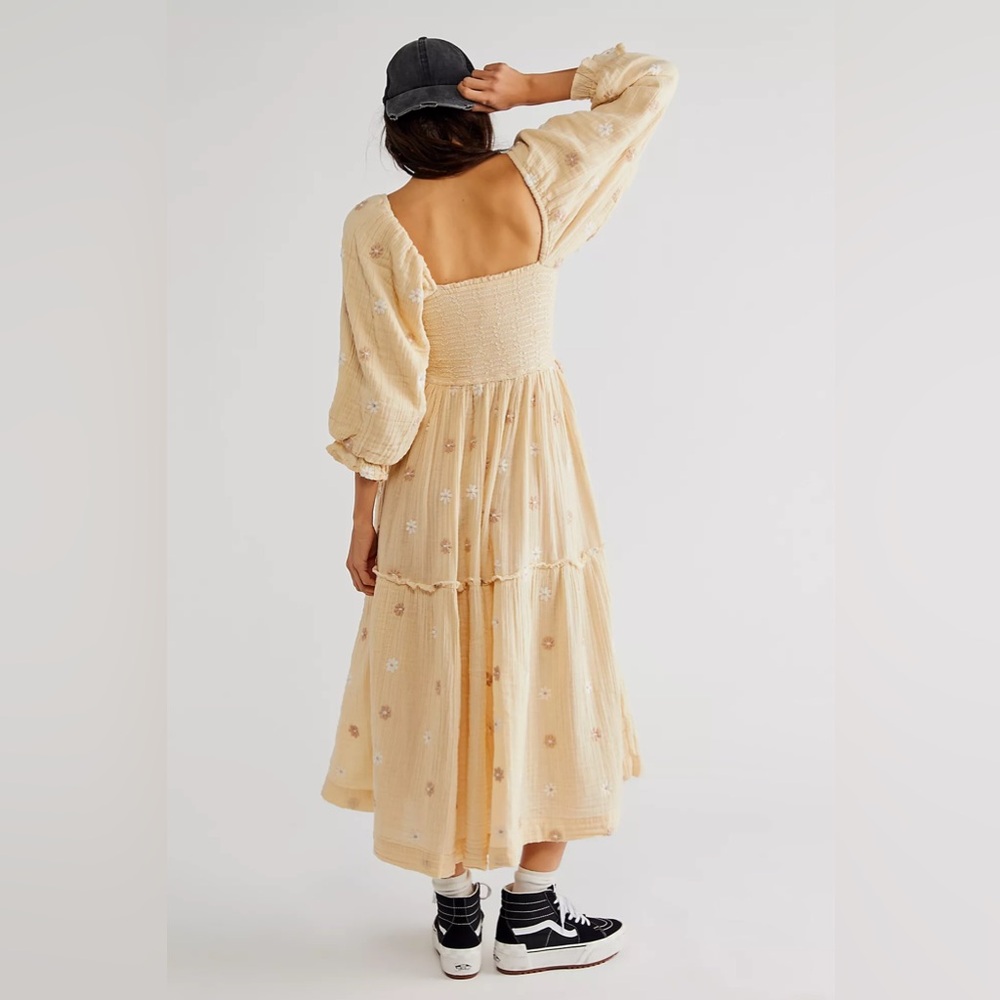 Free People Dahlia Embroidered Maxi Dress - Picture 3 of 12